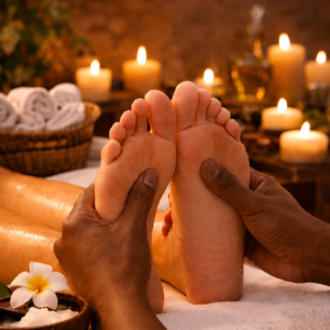 Foot massage (reflexology)