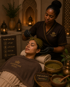Indian herbal henna for hair